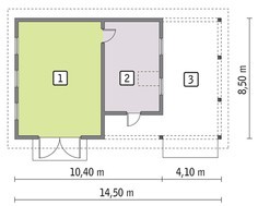 Гараж с большой мансардой