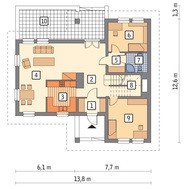 Красивый дом с просторным гаражом