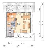 Уютный деревянный дом