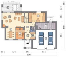 Красивый жилой дом на 5 спален