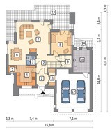 Стильный двухэтажный особняк