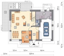Просторное строение наполненное светом
