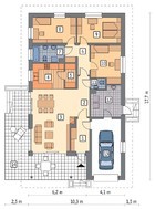 Просторная усадьба открытого типа