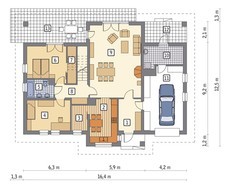 Визуально привлекательный дом на 5 спален