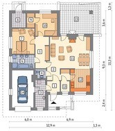 Коттедж выполненный в благородных серых оттенках