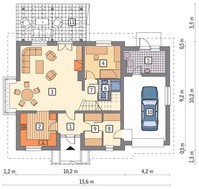 Роскошный двухэтажный дом