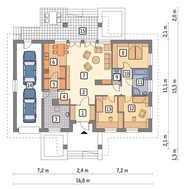 Аккуратный дом с гаражом на 2 авто