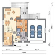 Изящный светлый жилой дом