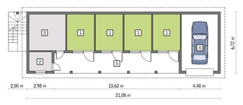 Конюшня на 4 особи с верандой