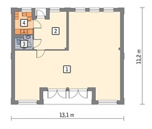 Современное здание под культурные объекты