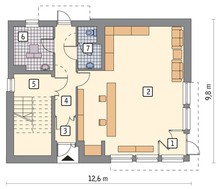 Стильное современное строение