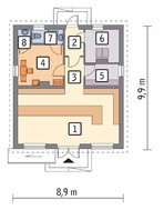 Небольшое здание универсального назначения