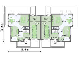 Уютная усадьба на две семьи в традиционном стиле