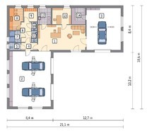 Современное здание автосервиса