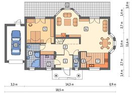 Великолепный двухэтажный жилой дом