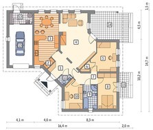Жилой дом Г - образной формы