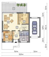 Жилой дом привлекательного вида