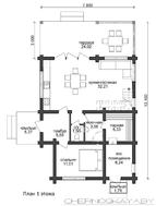 Загородный дом из профильного бруса общей площадью 130 м2