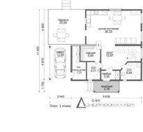 Красивый загородный дом с парной и просторной зоной отдыха