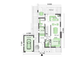 Комфортный стильный дом для узкого участка