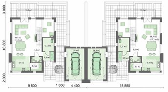 Интересное решение для таунхауса