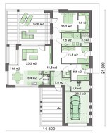 Презентабельный жилой дом с громадной верандой