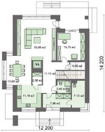 Необычный проект загородного двухэтажного дома