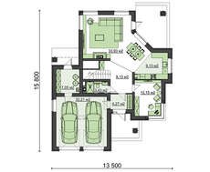 Стильный коттедж в классическом стиле