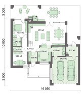 Двухэтажный загородный особняк с спальнями на разных этажах