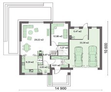Стильный жилой дом с красивыми балконами