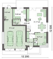 Стильный особняк с четырьмя спальнями