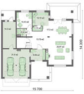 Классический загородный двухэтажный особняк