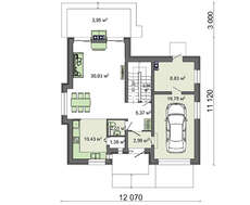 Величественный жилой дом для загородного участка