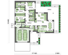 Ультрасовременный красивый одноэтажный дом