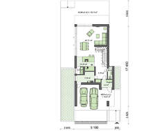 Современный красивый дом в стиле минимализма