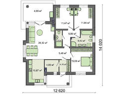 Проекты домов из СИП панелей до кв м. Цены коттеджей площадью до м2 | РУССИП