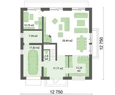 Роскошный дом с ажурными балконами