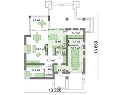 Проект живописного двухэтажного особняка с четырьмя спальнями