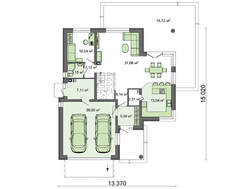 Восхитительный дом с мансардой и гаражом на две машины