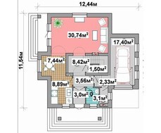 Комфортабельный жилой дом на 2 два этажа