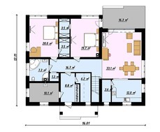 Проект красивого двухэтажного дома площадью 120 кв. м