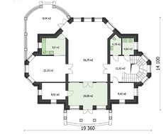Проект четырехэтажного особняка в традициях французского классицизма