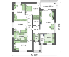 Небольшой коттедж с пломбирно-шоколадным экстерьером