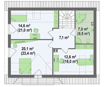 Уютный дом с дневной зоной