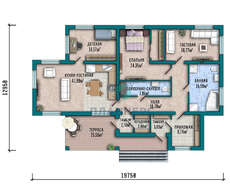 Проект дома площадью 168 кв. м в духе американских прерий