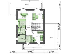 Великолепный коттедж, декорированный фасадными панелями и декоративным кирпичом