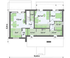 Двухсемейный дом с общим входом