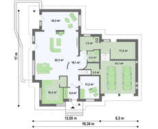 Солидный особняк со вторым светом