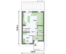 Проект дома с эстетичным современным фасадом