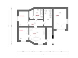 Проект трехэтажного классического особняка с кирпичным фасадом